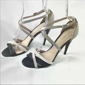 Longchamp Crossover Strappy High Heels Sandals 10